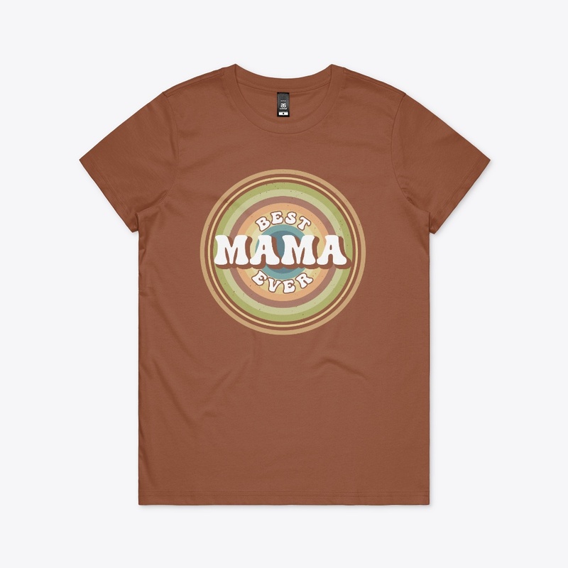Best Mama Ever Retro Vintage T-shirt