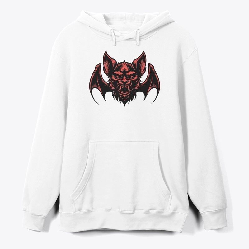 Intense Bat Illustration