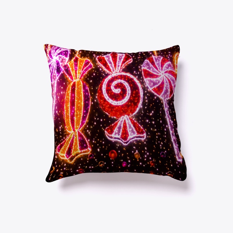 Luminous Candy Pillow
