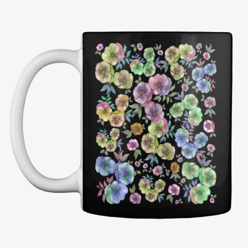 Colored Lily flower design