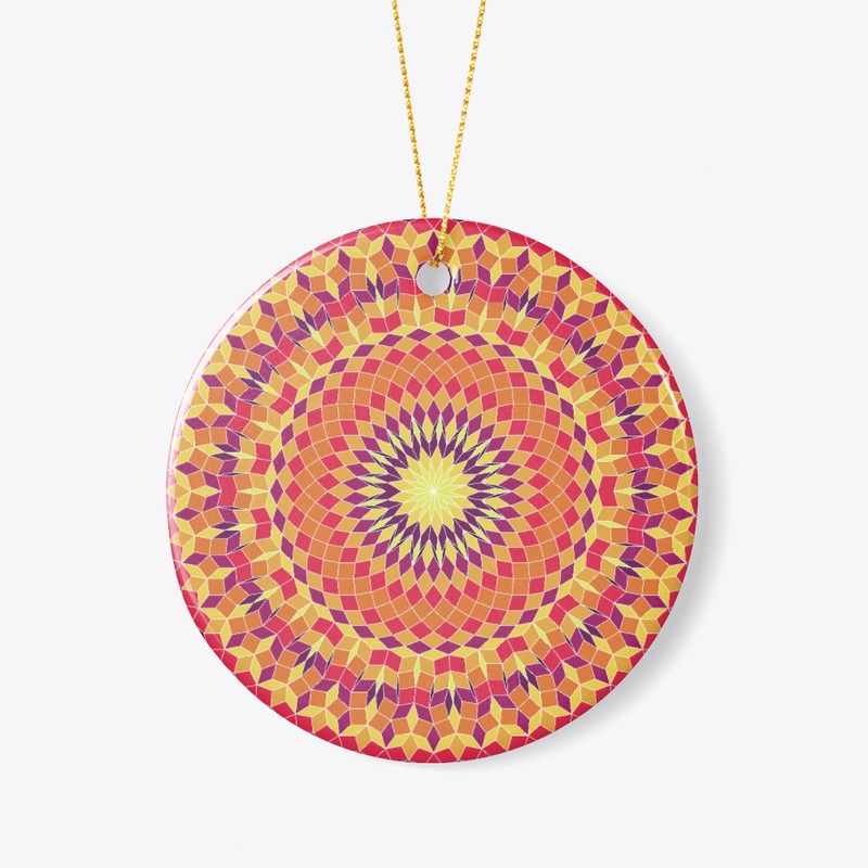 Mosaic Flower Pattern