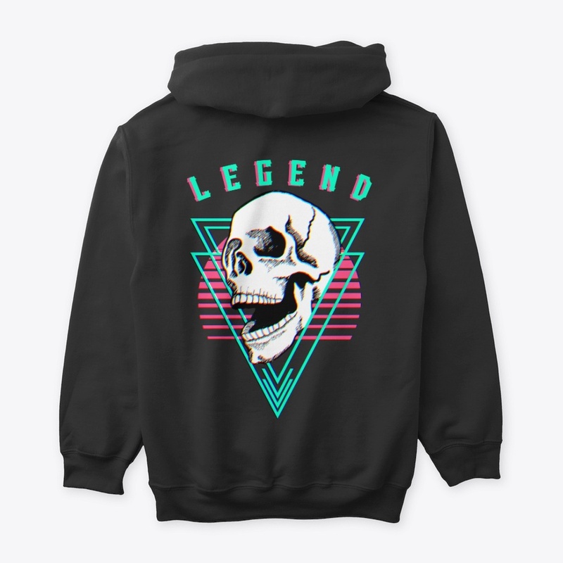 Aesthetic "Legend" Skull Hoodie