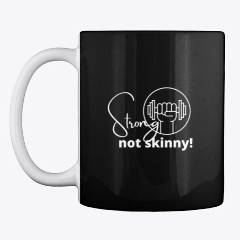 Strong not skinny dumbell in circle