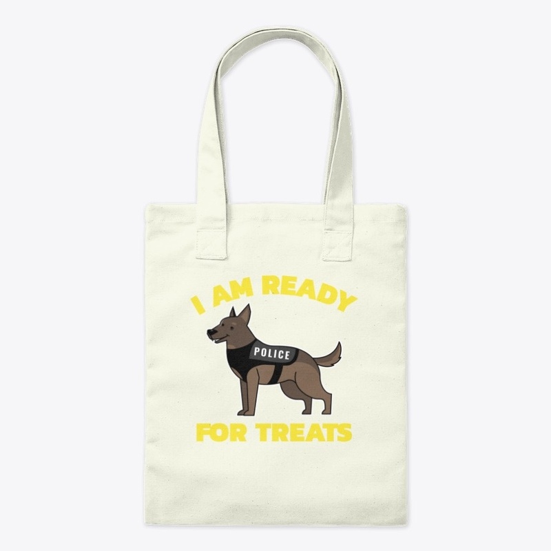 I Am Ready For Treats Police Dog K-9 Gif