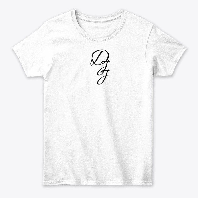 D.J.J Black Logo
