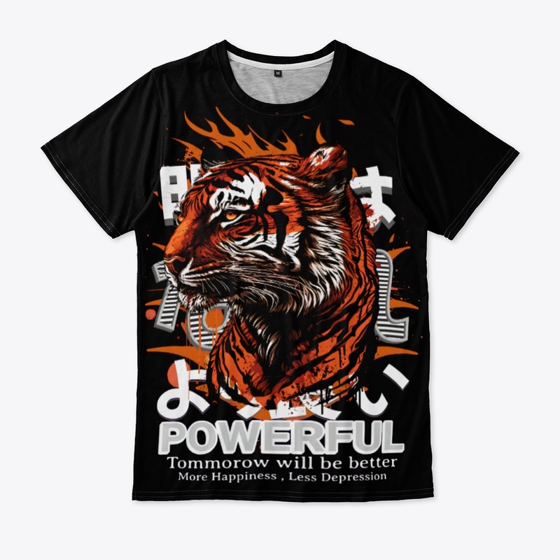 Powerful-Tiger-t-shirt-design-wild-slog