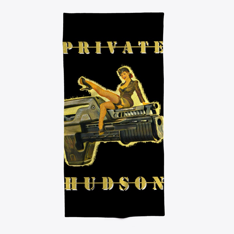 Hudson Beach Towel Babe Pinup