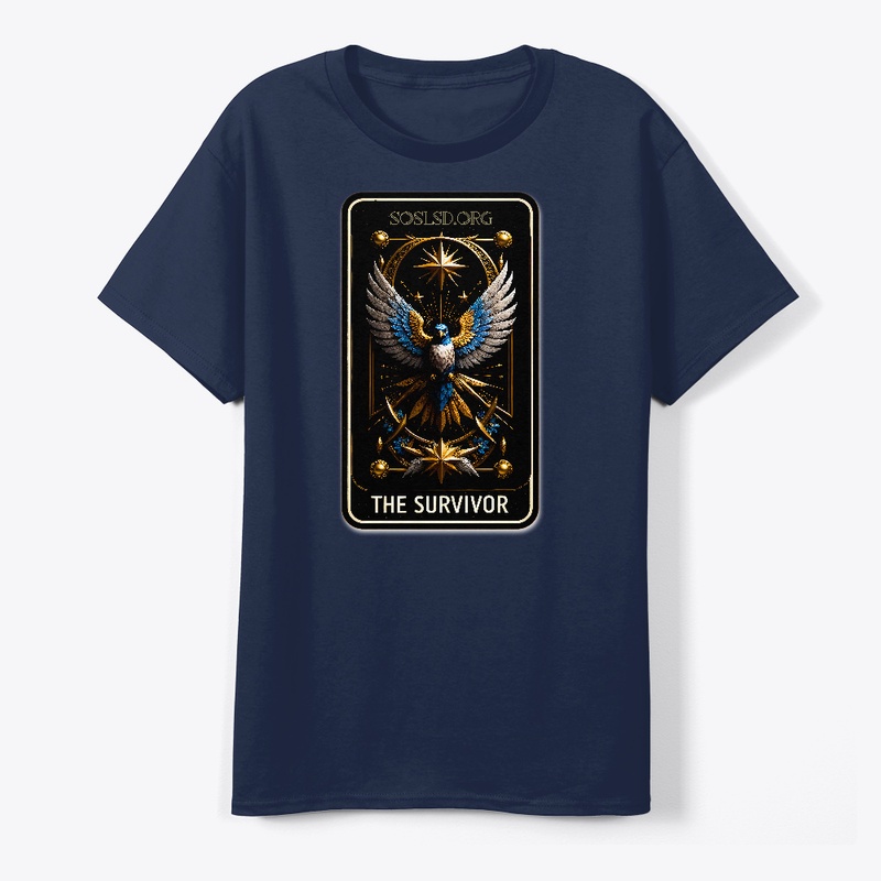 Survivor Tarot printed tee in full color