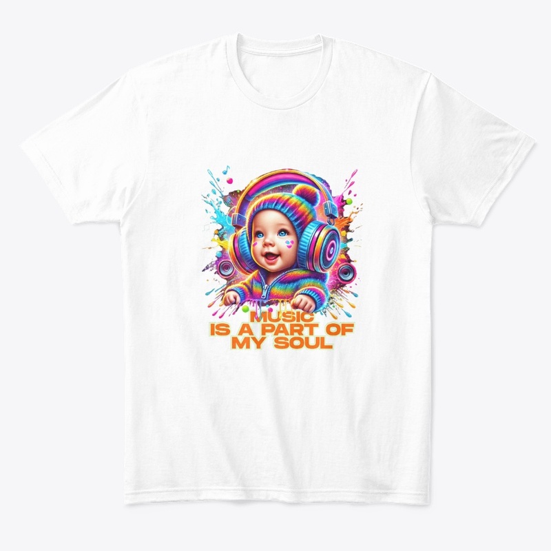 Music Soul Baby - Neon Splash Art