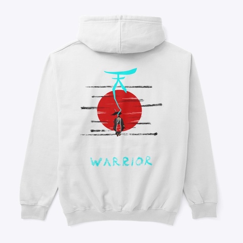 Heavenly Warrior White Kaos Back