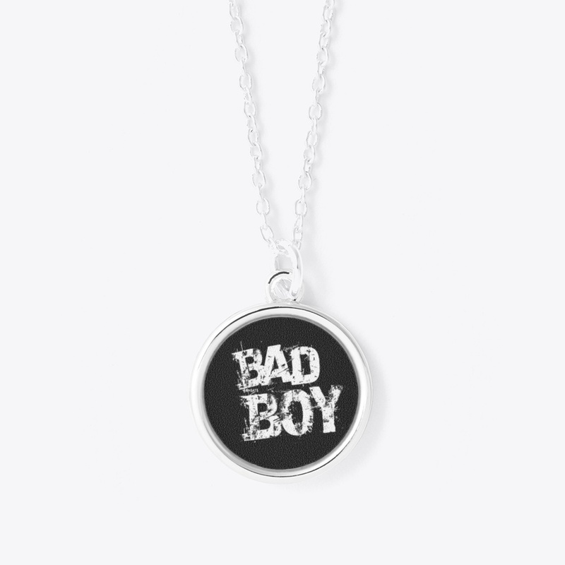 Bad Boy 9649 - Circle Pendant Necklace - Circle Pendant Necklace - Circle Pendant Necklace - Circle Pendant Necklace