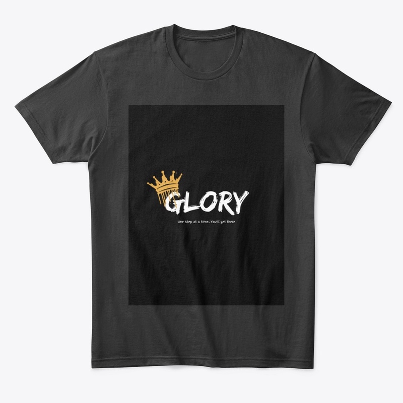White Typography Success Quote T-Shirt