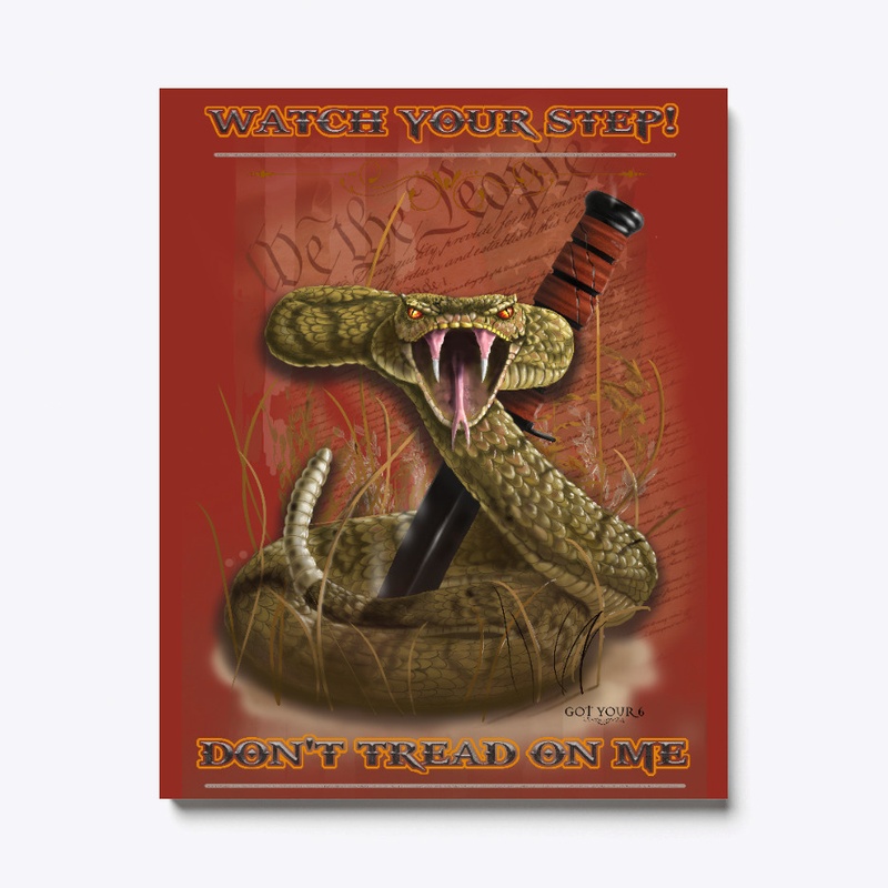 DON'T TREAD ON ME CANVAS PRINT