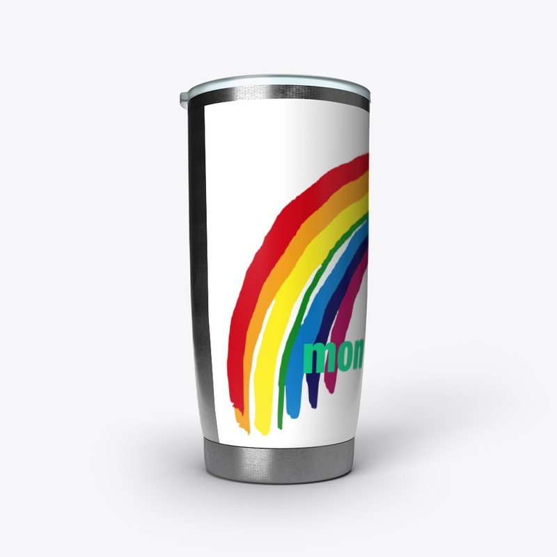 무지개 arc-en-ciel 머그 텀블러  tumbler 