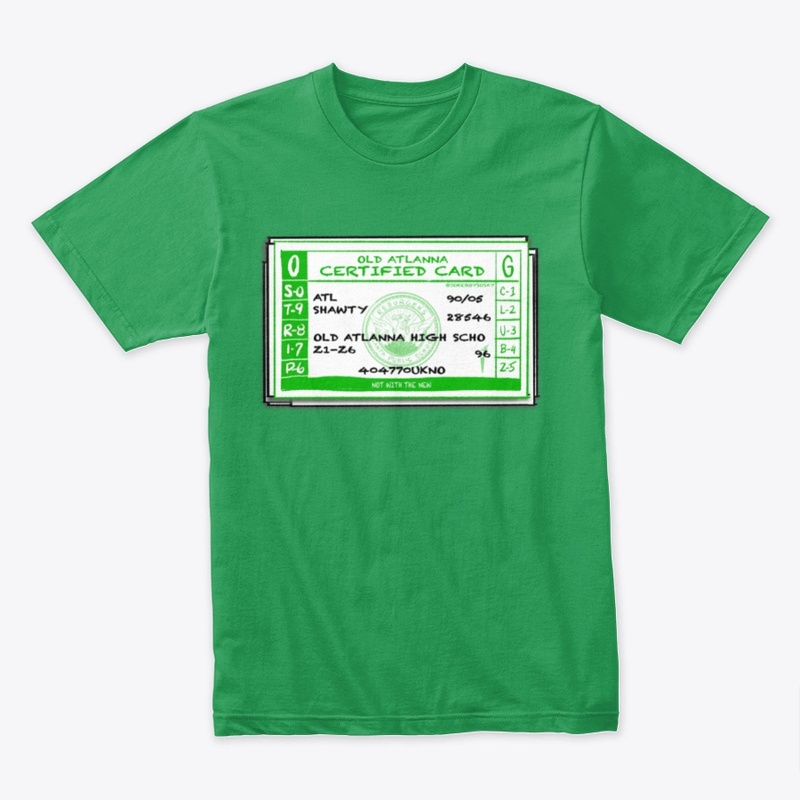 Old Atlanna Certified Green Card