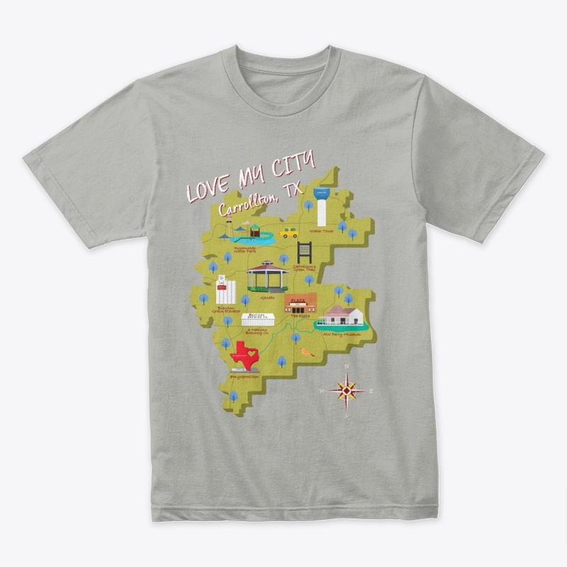 Love My City, Carrollton TX (Green)