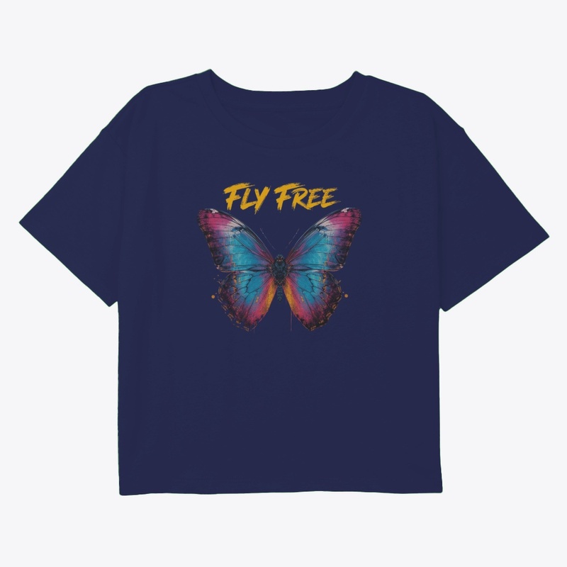 Fly Free Butterfly T-Shirt