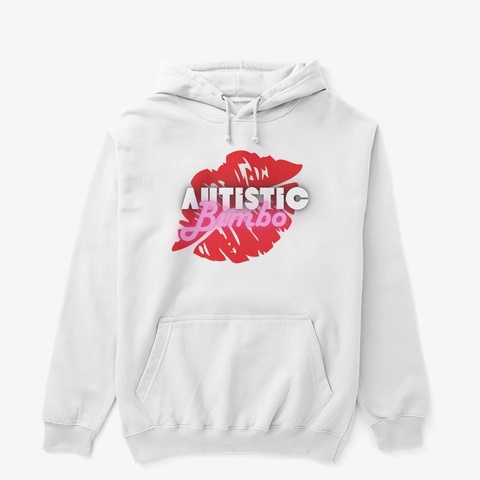 Autistic Bimbo White T-Shirt Front