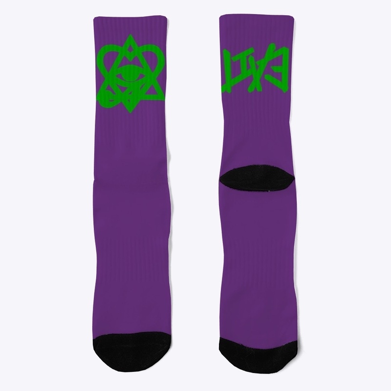 heart chakra socks
