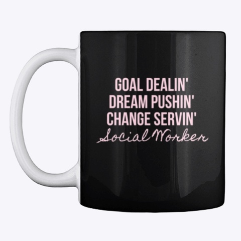 Change Servin' Mug Black T-Shirt Front