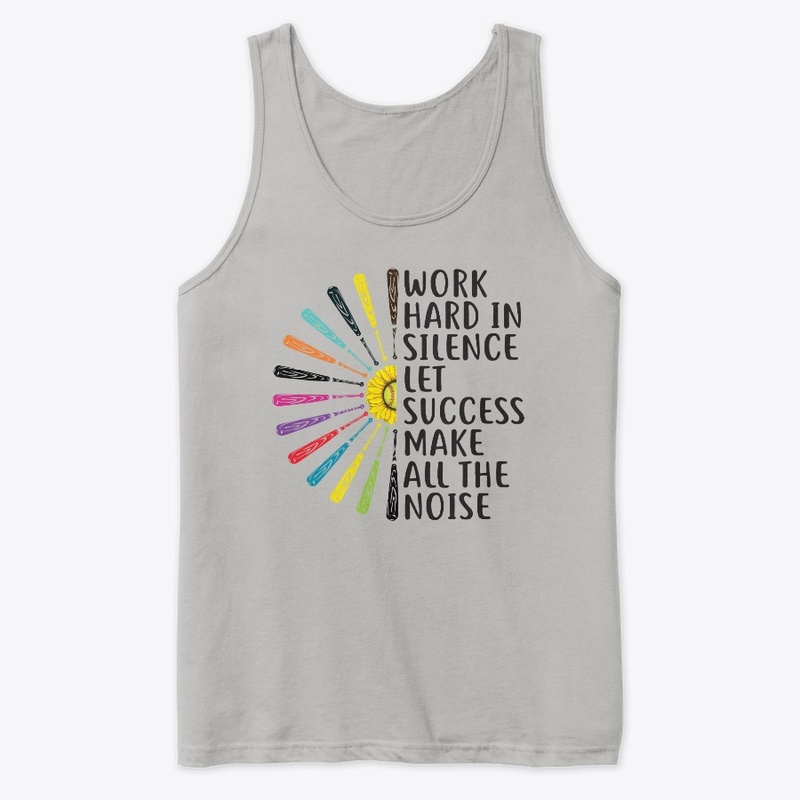 Work Hard in Silence Baseball Motivation