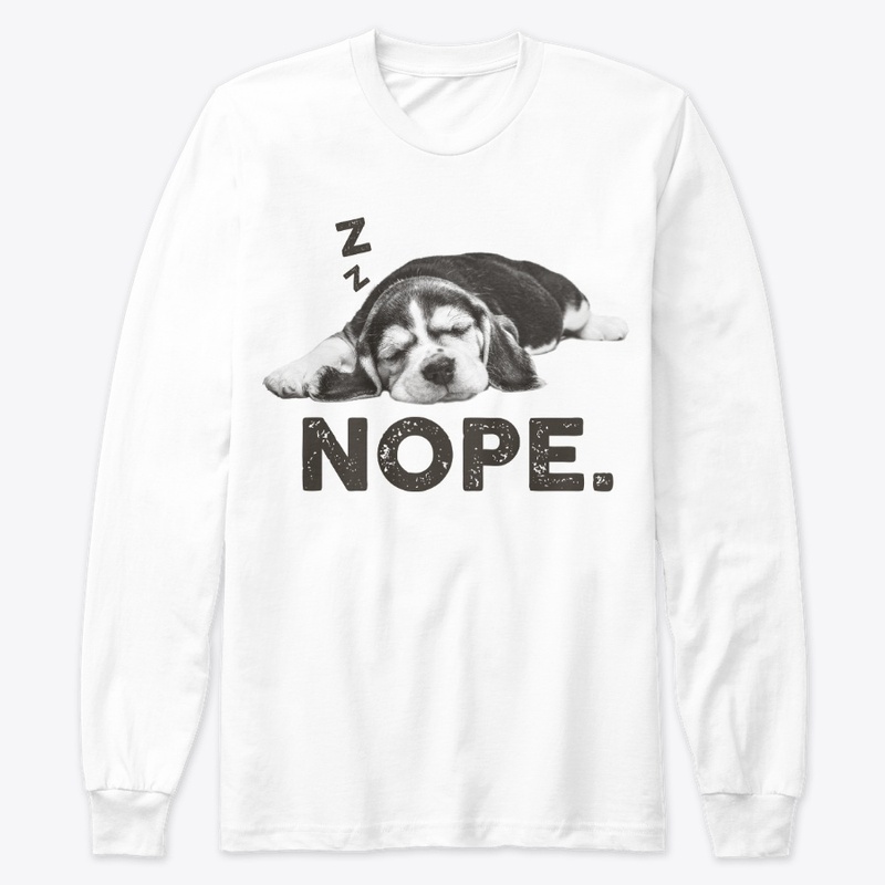 Funny Lazy Nope Beagle Dog Themed Gift
