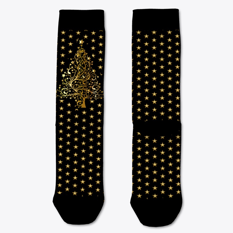 Golden Christmas Tree