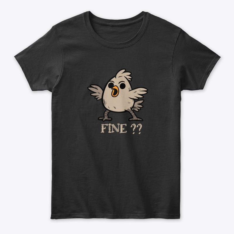Flustered Chick Fine Meme