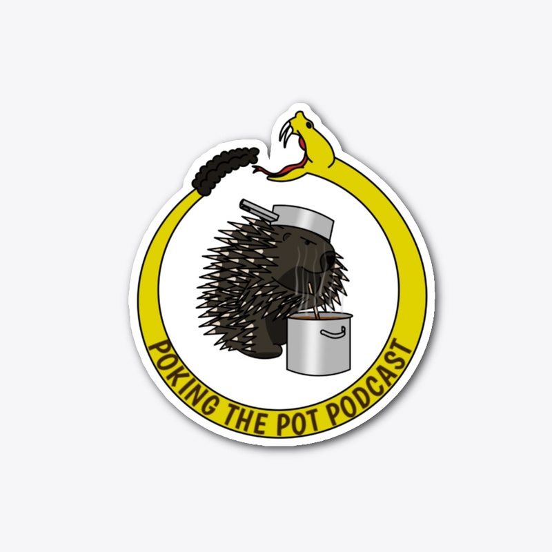 4" Poking the Pot Podcast Sticker