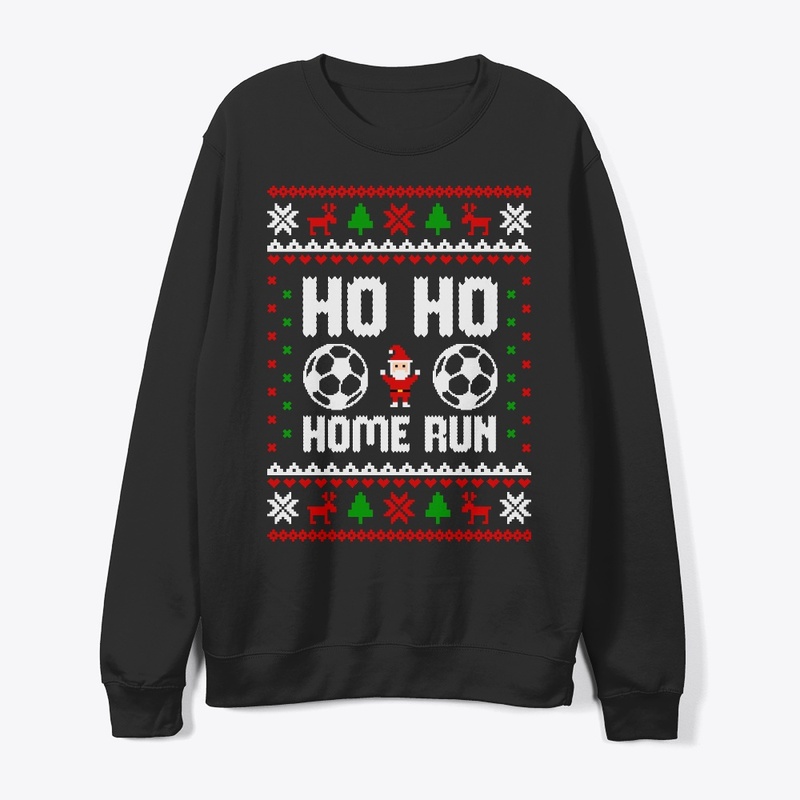 ho ho home run ugly sweater