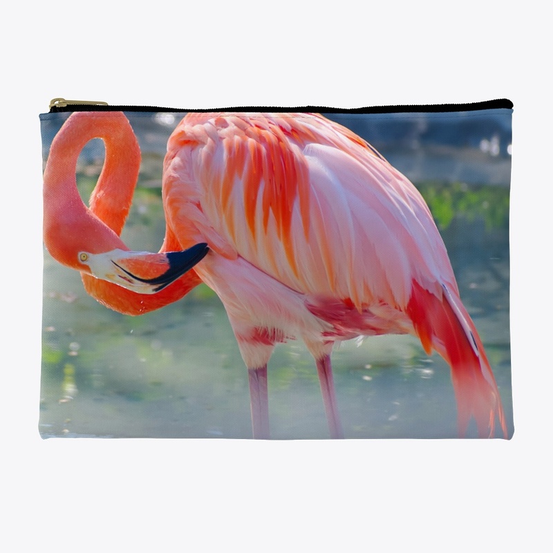 Flamingo Accessory Pouch