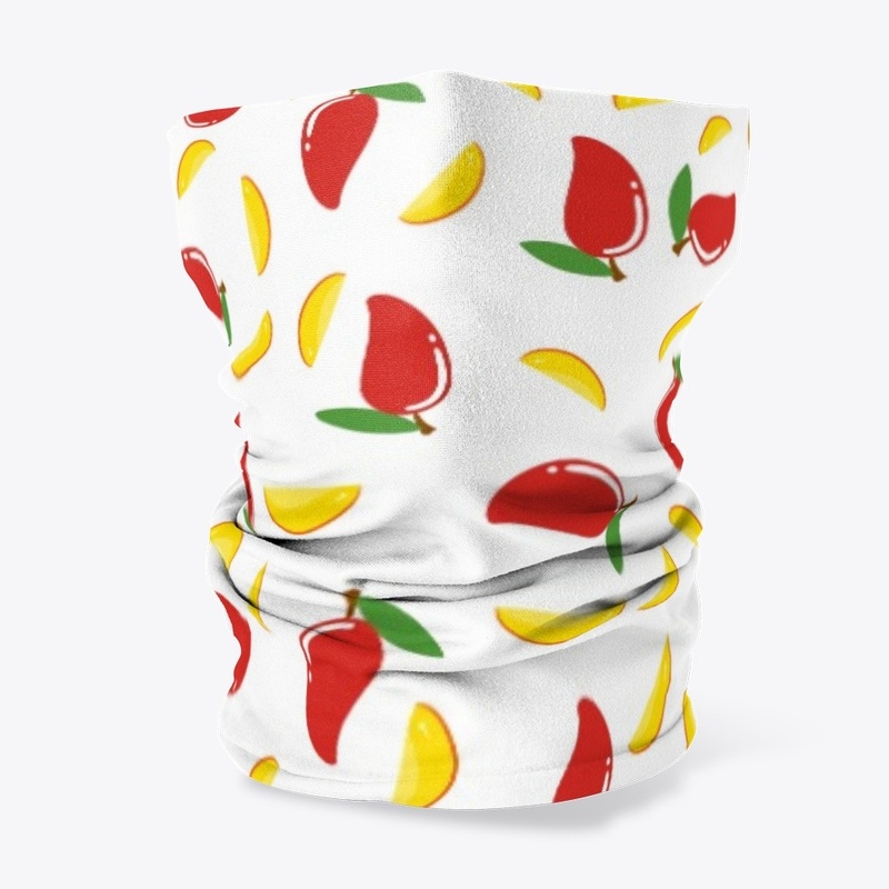 Mango Print Neck Gaiter 