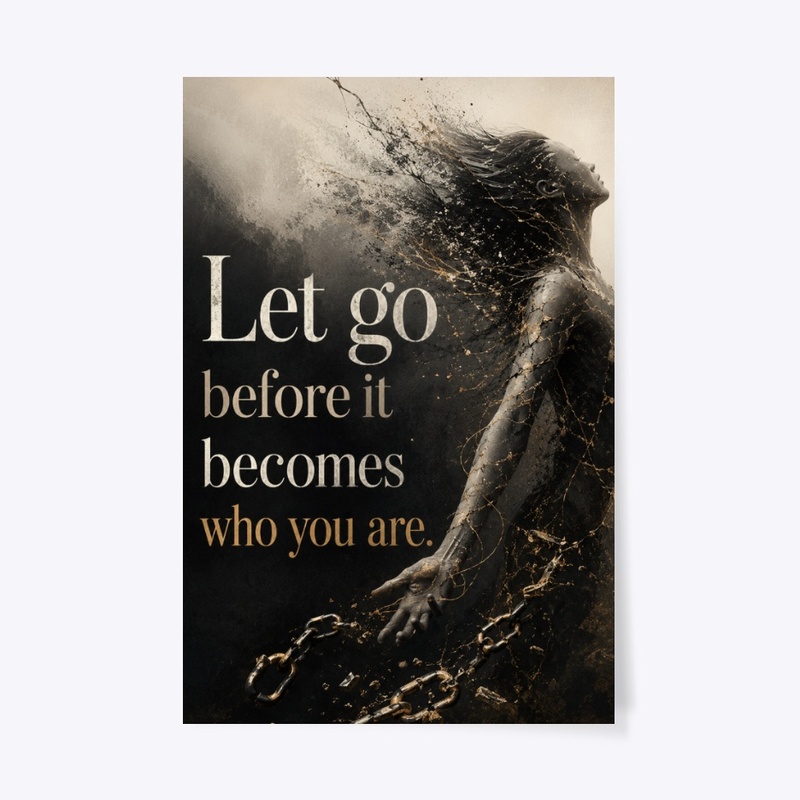 Let Go Dark Statement Print