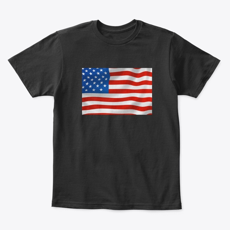 Beautiful American Flag Tee Tshirt