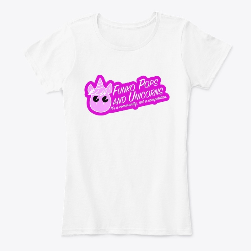 Funko Pops and Unicorns Logo - Pink