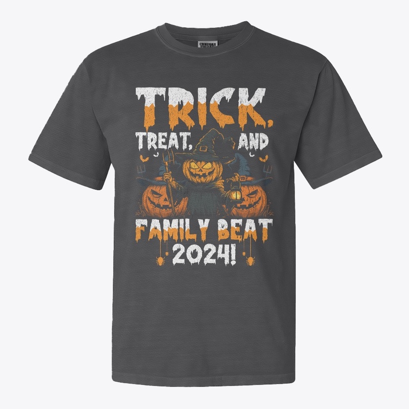 Trick, Treat, and Family Beat 2024 Tee