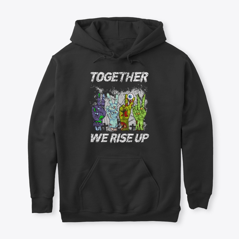 Funny Zombies Together We Rise Up Peace 