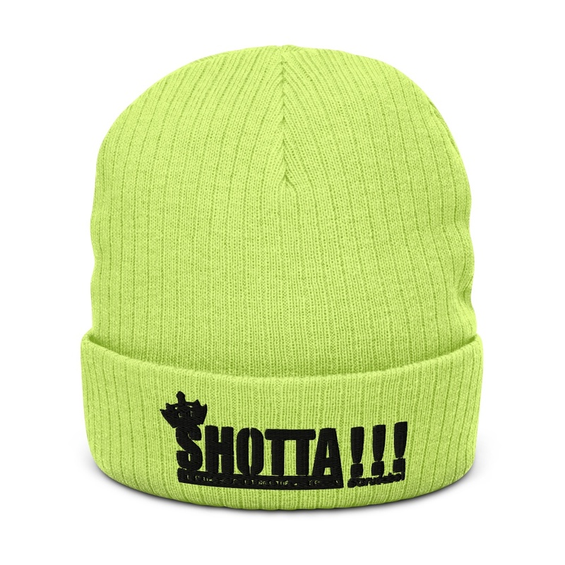 SHOTTA !!! Ribbed Knit Beanie