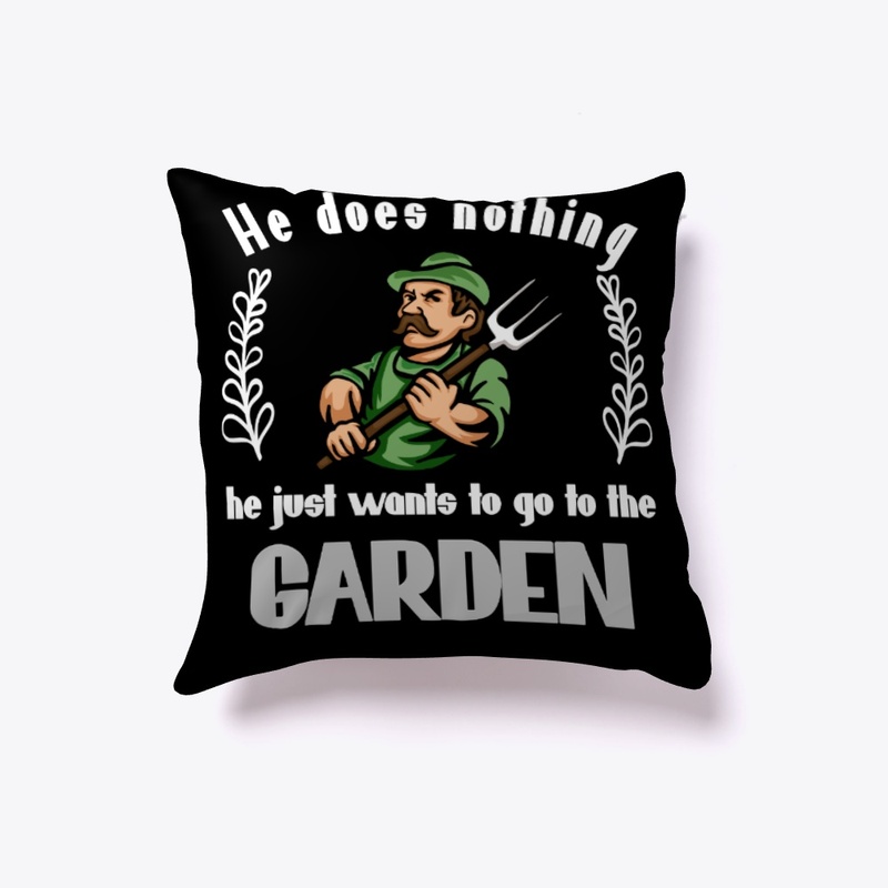 Gardener just wants to go to the garden.