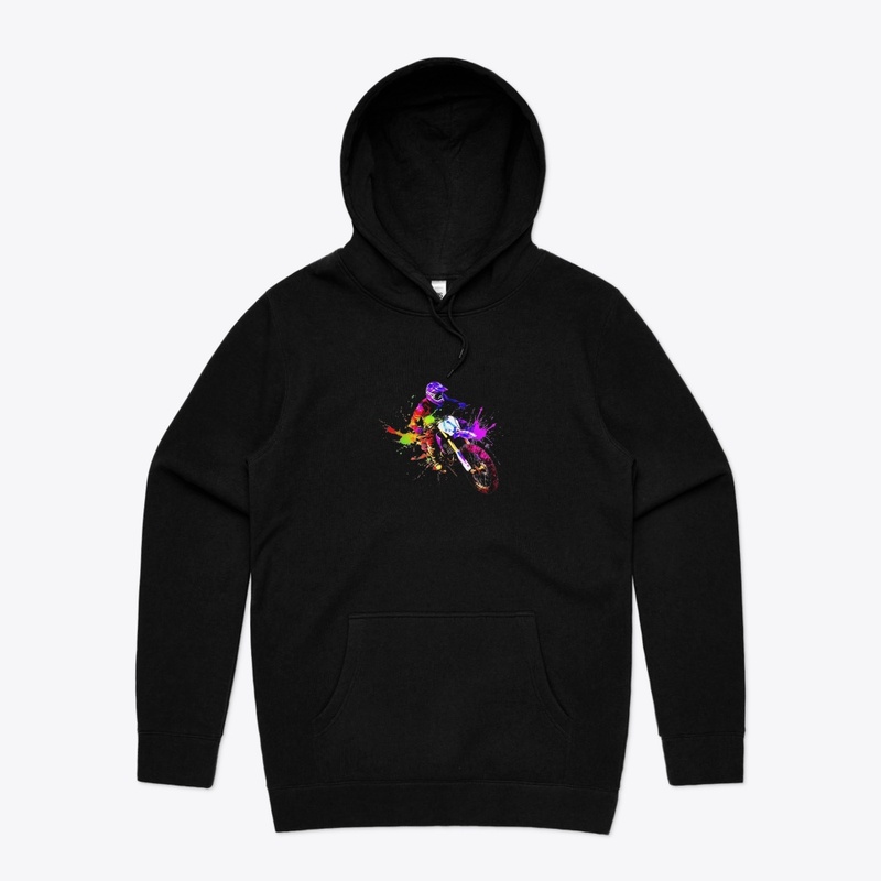 Dirt Bike Dreams- Vibrant Multi-Colored 