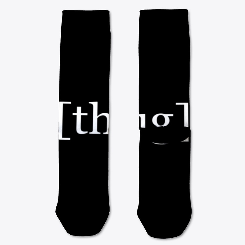 Thug in White on a Black Background