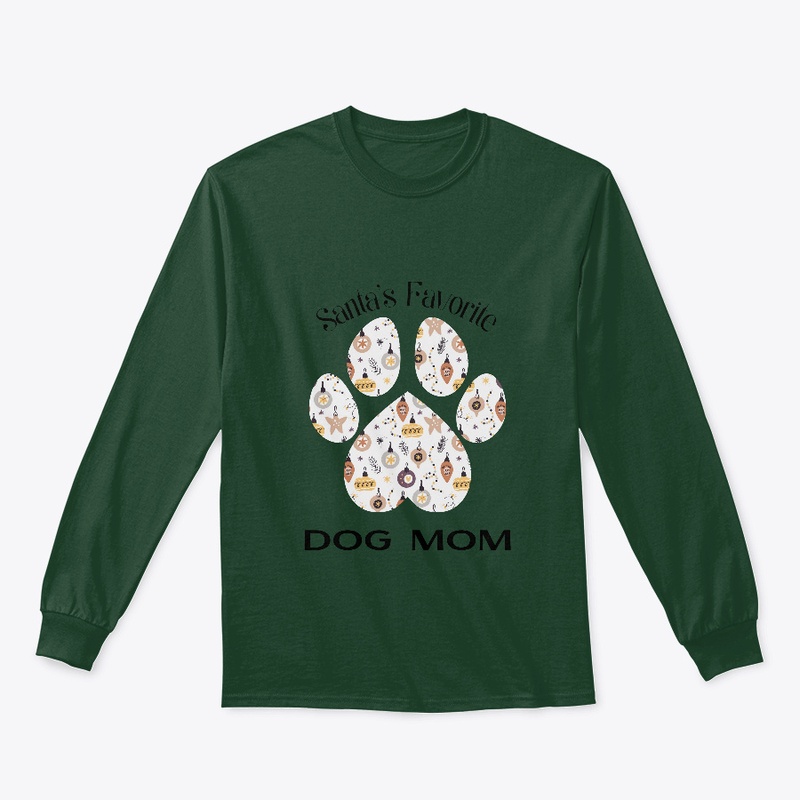 Santa's Favorite Dog Mom, Christmas Paw