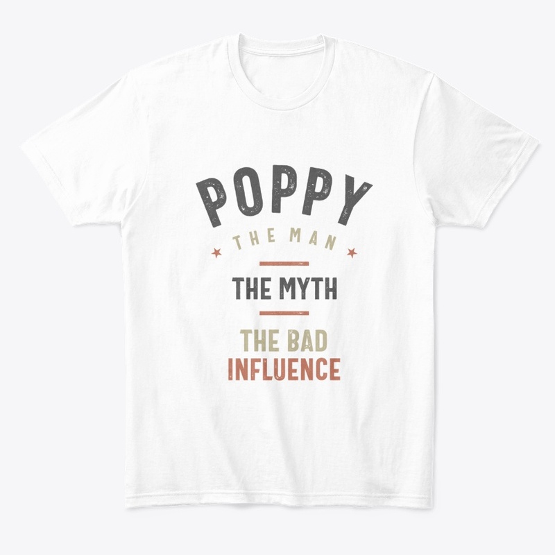 Mens Poppy The Man Myth Bad Influence 