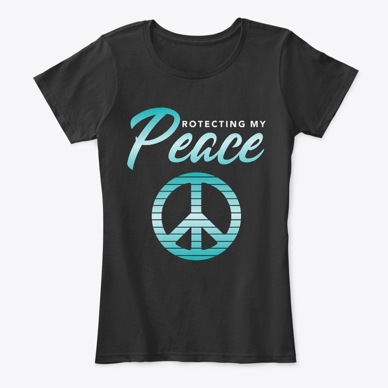 Women's Teal Peace Tee (multiple colors)