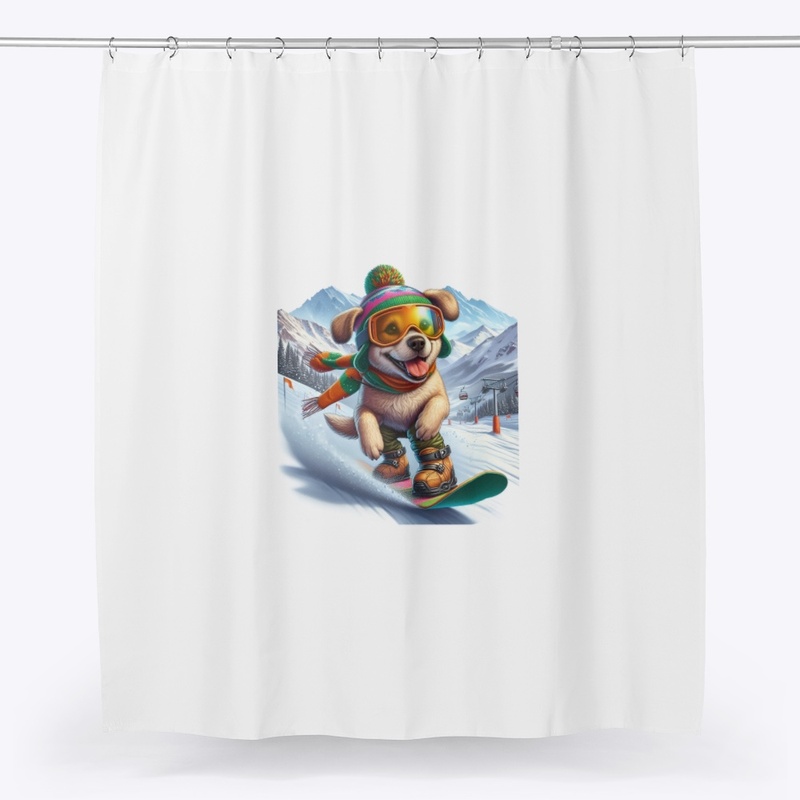 Dog Snowboarding in Colorado Shirt 