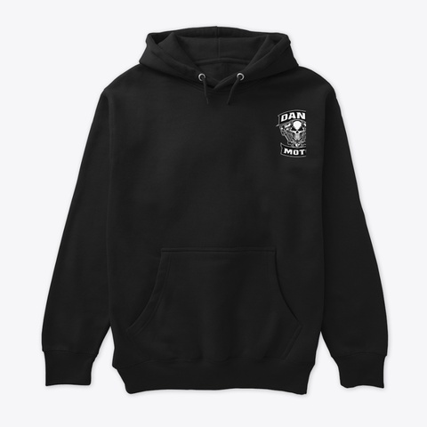 Dans Moto Merch Black Camiseta Front