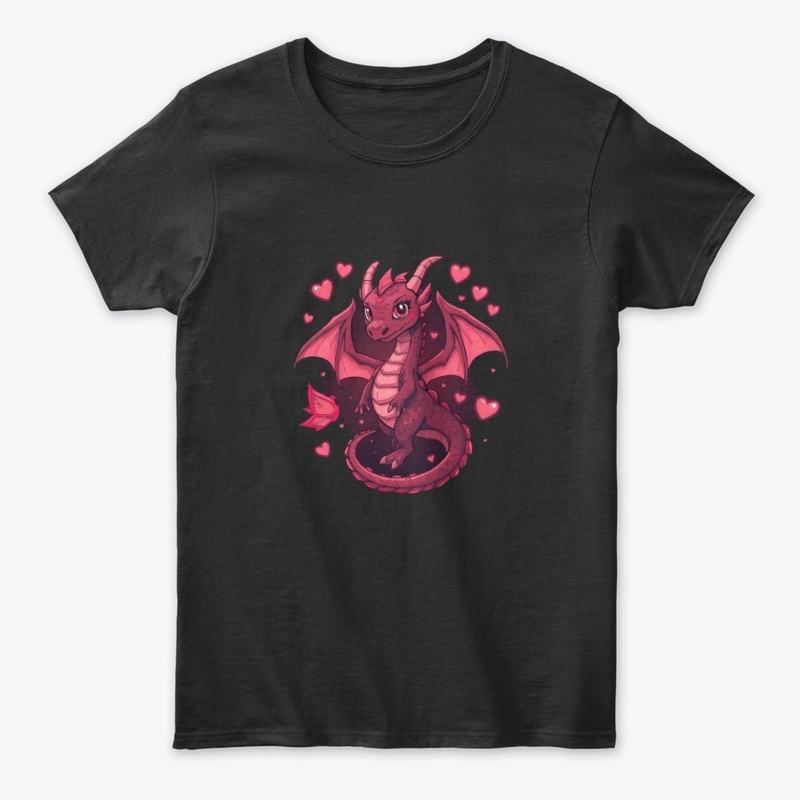 Love Dragon Graphic Tee ❤️🐉