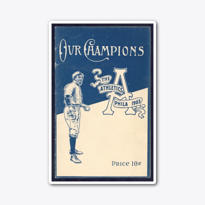Philadelphia Athletics 1903 Scorecard