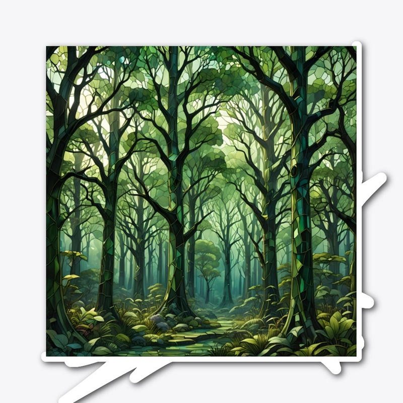 Stained Glass Forest