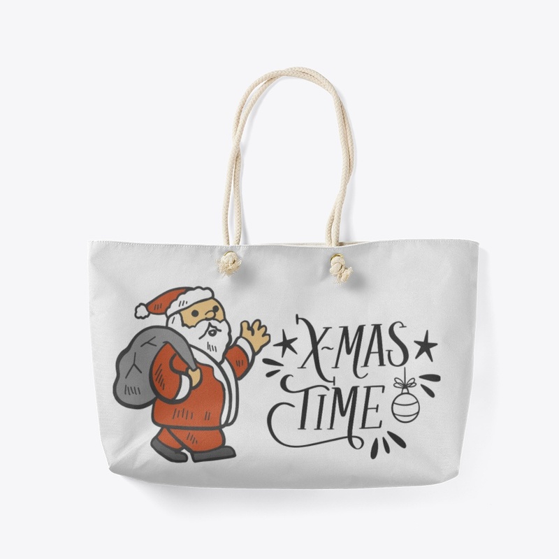 Christmas Themed Tote Bag 